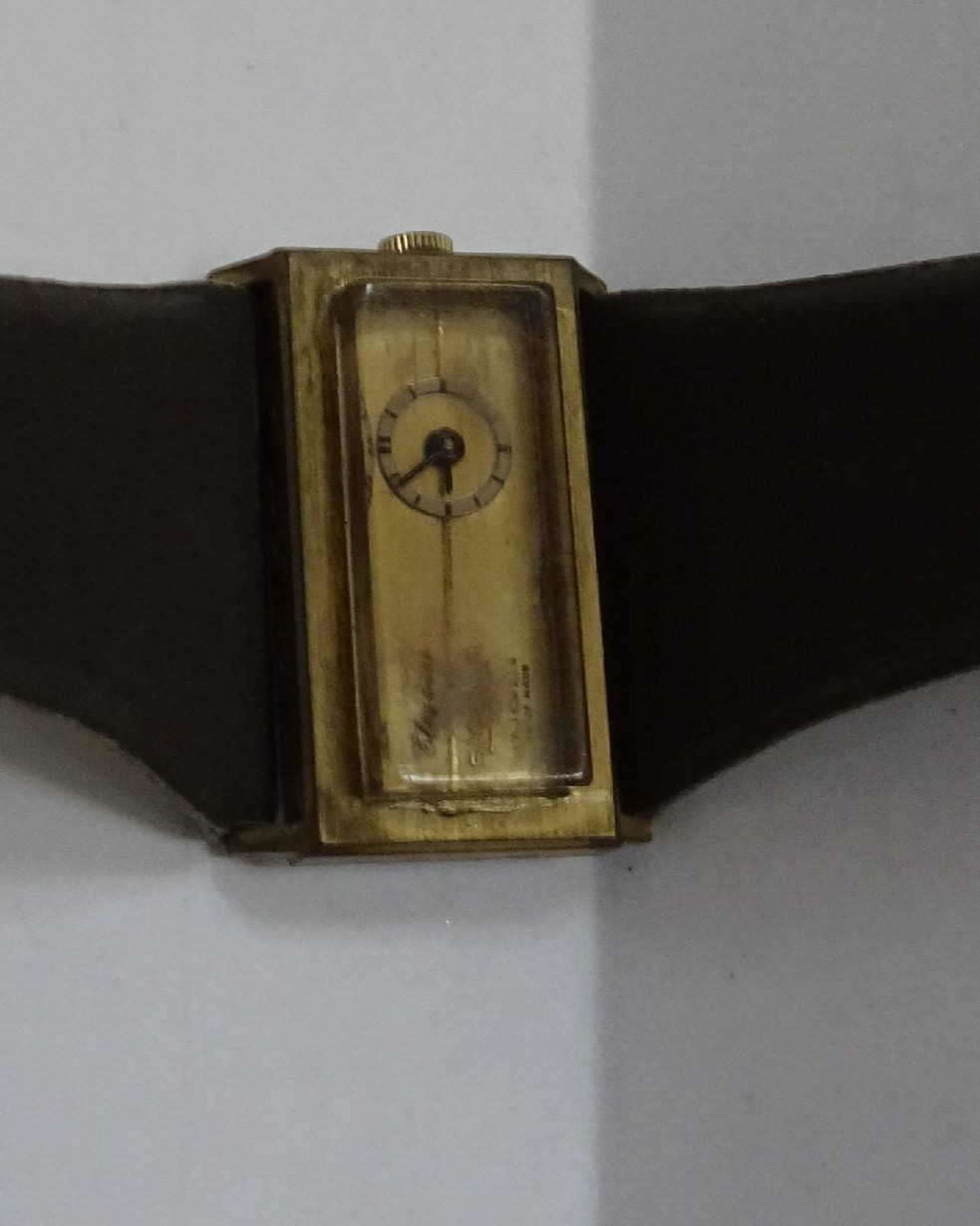 Men's wristwatch Sicura Elegance 9058, vintage, very used condition. Mechanical, function tested. - Bild 2 aus 2