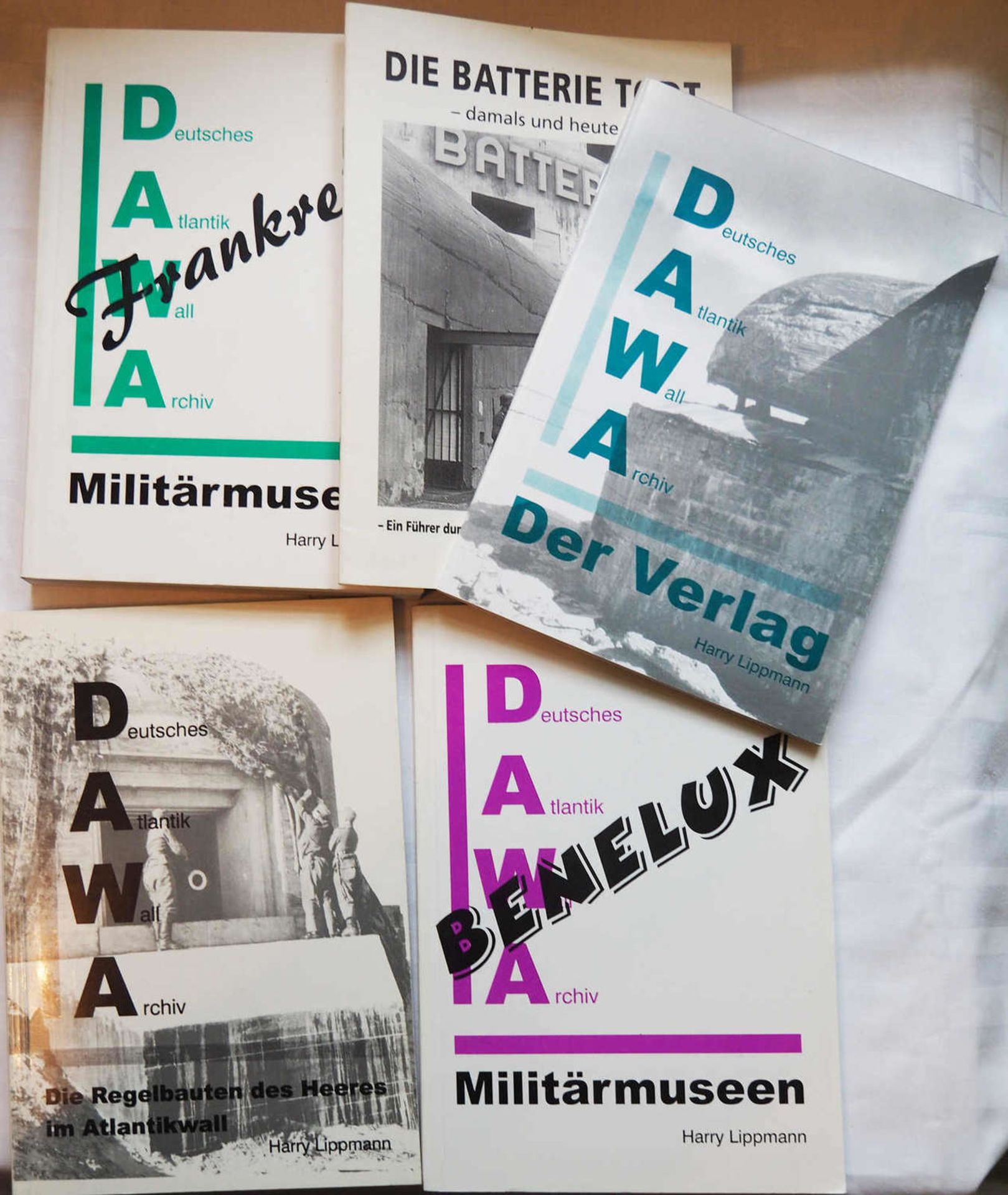 Small Lot of books by Harry Lippmann, DAWA, various series. Please visit!
