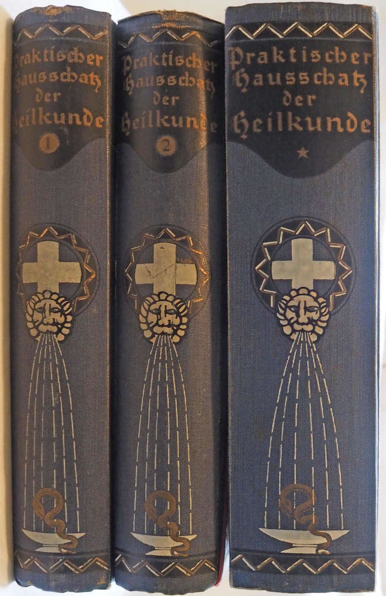 Practical treasure trove of medicine, 3 volumes, c. 1910