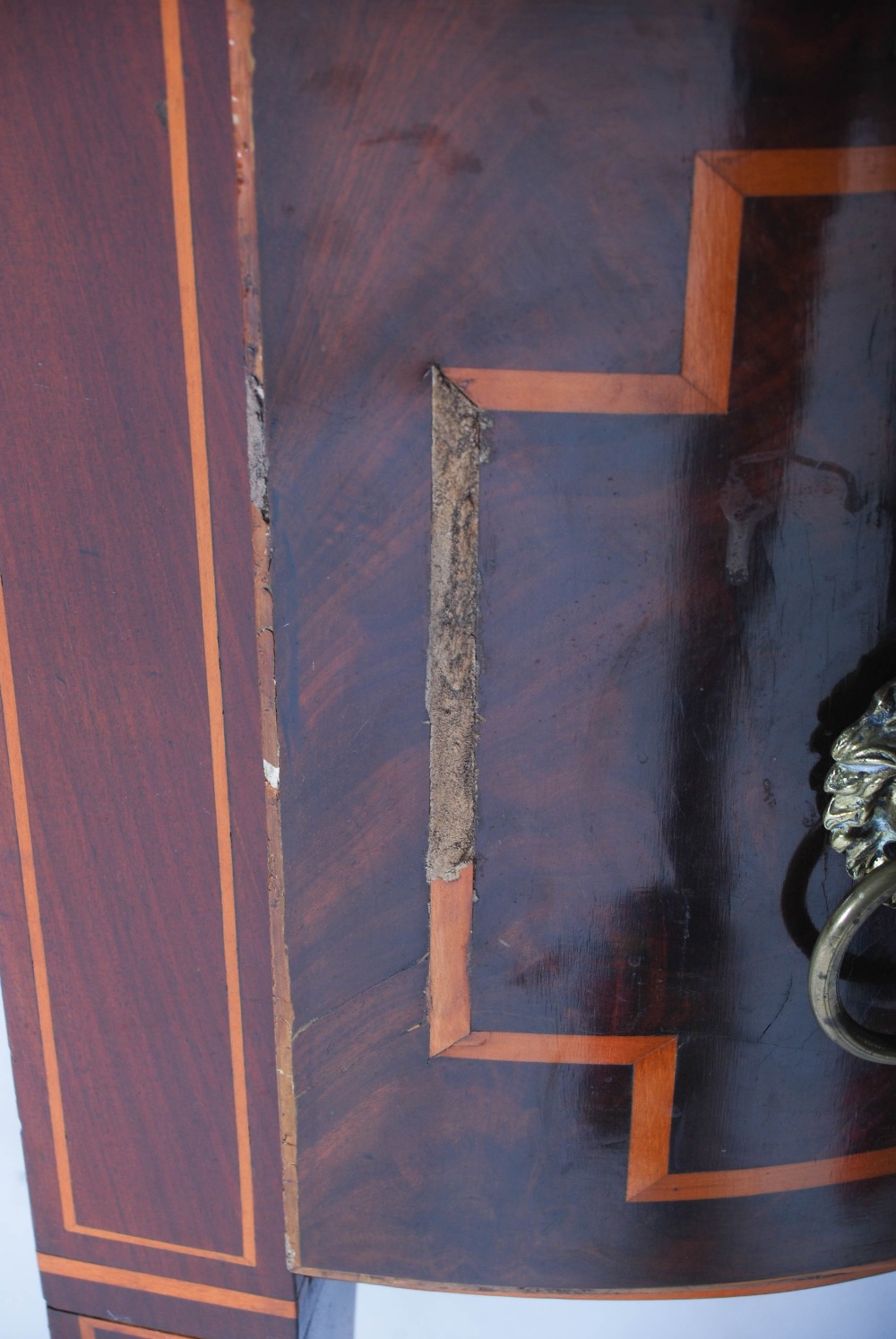 A 19th century Scottish mahogany sideboard, the upright stage back with two sliding cupboard - Image 10 of 15