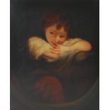 After Sir Joshua Reynolds (19th century) Laughing boy oil on canvas 74.5cm x 62cm
