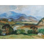 AR John Maclauchlan Milne RSA (1886-1957) A Highland Glen oil on canvas, signed lower left 48cm x