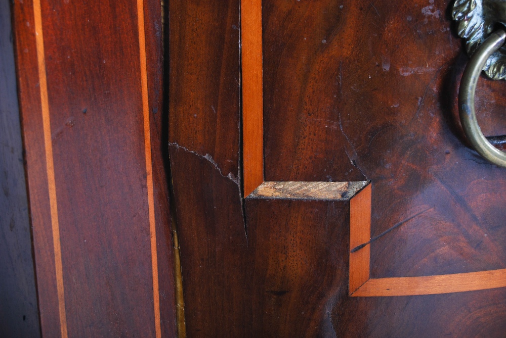 A 19th century Scottish mahogany sideboard, the upright stage back with two sliding cupboard - Image 11 of 15