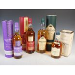 Four boxed bottles of Single Malt Scotch Whisky, comprising; Dalwhinnie, Single Highland Malt, 15