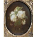 James Stuart Park (1862-1933) Still life with white roses oil on canvas, signed lower right,