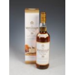 One bottle of The Macallan, Single Highland Malt Scotch Whisky, 10 years old, 40% vol., 700ml.