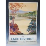 The Lake District, a British Railways advertising poster after Cawthorne, Macmillan, Derby, 101.