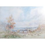 Arthur Harris (fl. 1891-1902) Perth from Barnhill watercolour, signed and dated 1904 lower left 54.