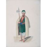 After Octavian Dalvimart Hadje Biktack Dervich and Le Felictar Aga two watercolours, inscribed lower