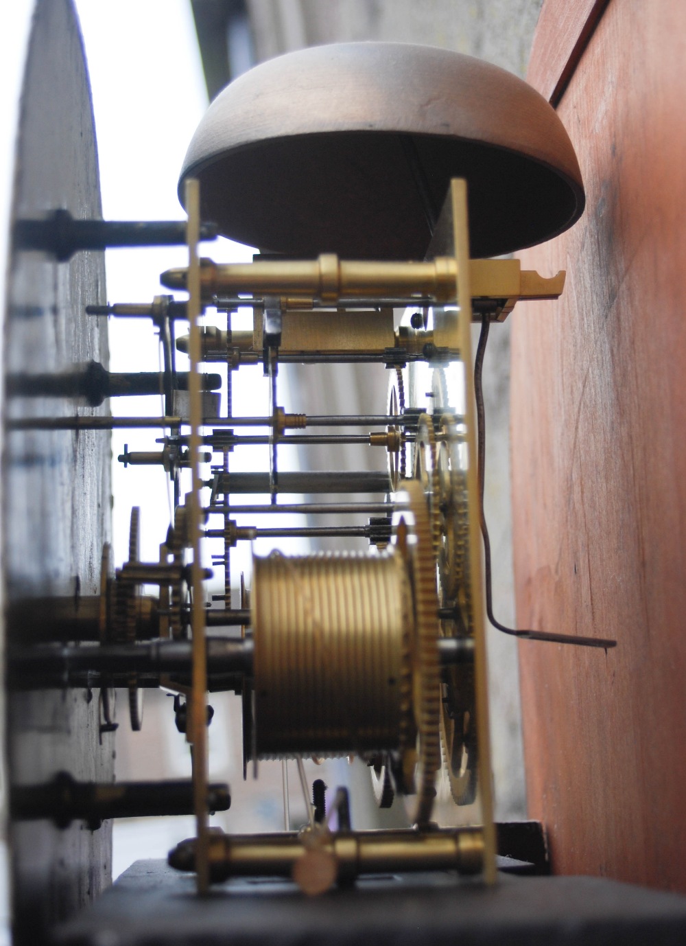 A 19th century mahogany longcase clock, J.B. NEWLANDS, PAISLEY, the circular enamelled dial with - Image 5 of 7