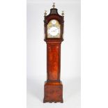 A George III mahogany longcase clock, JNO. Brown, Opposite The Kings Mews, Charing Cross, the