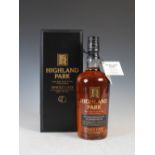 One boxed bottle of Highland Park, Single Malt Scotch Whisky, Single Cask, The Ambassadors Cask,