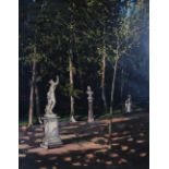Alexander Jamieson ROI (1873-1937) The favourite garden of Marie Antoinette, Versailles oil on
