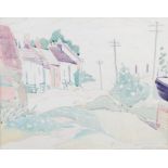 AR Jessie Marion King (1875-1949) Arran watercolour, signed lower right 22cm x 28cm