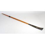 A painted and gilded pine rowing oar, 1st and 3rd Trinity 'Gentleman's' 4th Cent Boat 1952, the