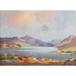 AR William Douglas MacLeod (1892-1963) Loch Broom, Ross-shire pastel, signed lower left 52cm x 72cm