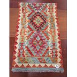 Vegetable dye wool Choli Kelim runner - Approx 196 x 60cm