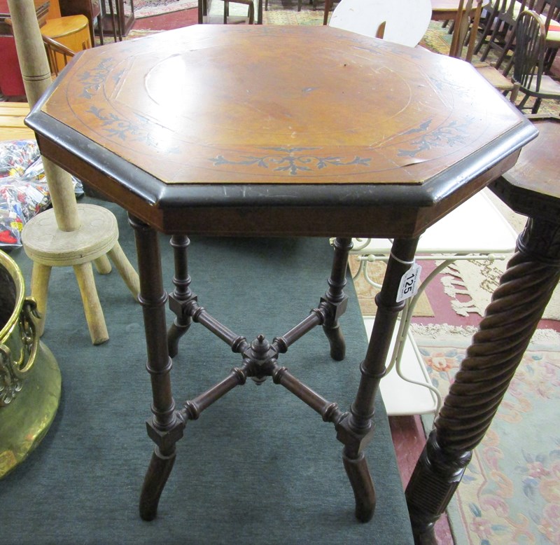 Inlaid occasional table