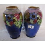 Pair of Royal Doulton vases