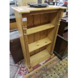 Pine book shelves