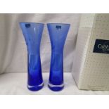 2 boxed Caithness vases