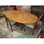 G-Plan fishtail table & 4 chairs