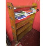 Oak book shelves