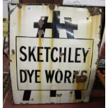 Enamel sign - 'Sketchley Dye Works'