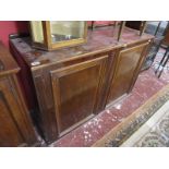 Mahogany 2 door cupboard