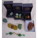 Box of assorted scarabs