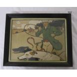 Cecil Aldin print - Coursing