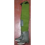 Pair of size 8 fishing waders