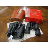 2 sets of binoculars