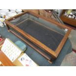 Mahogany framed display case