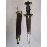 SS dagger, by Robert Klaas, Solingen, with sheath