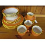 Contemporary breakfast set for 4