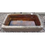 Stone trough