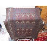 Antique needlework Sumak Kelim (198 x 112 cm)