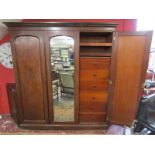 Victorian mahogany compactum