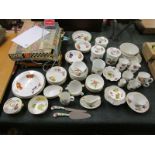 Large collection of Royal Worcester Evesham pattern