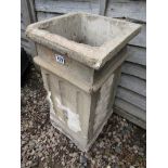 Square chimney pot