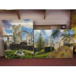 2 oils on canvas - Sudeley Castle