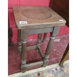 Oak stool