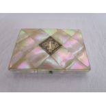 Mother-of-pearl cigarette case