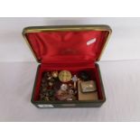 Box of costume jewellery