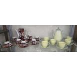 Spode coffee set & another