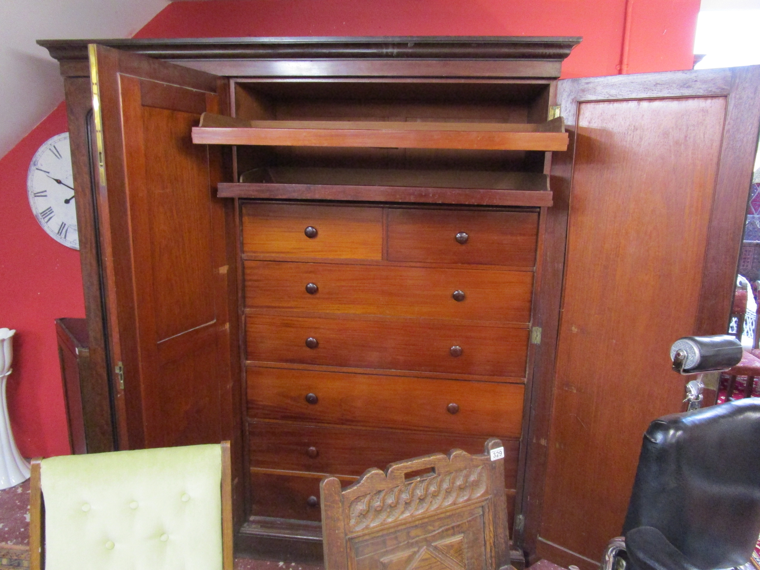 Victorian mahogany compactum - Image 9 of 9