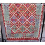 Vegetable dye wool choli kelim rug (151 x 101 cm)