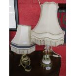 2 table lamps