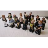 Collection of Royal Doulton Dickens figures